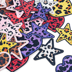 24 Stück Polyester-Stickereistoff mit Leopardenmuster&nbsp;PATC-TAC0011-06