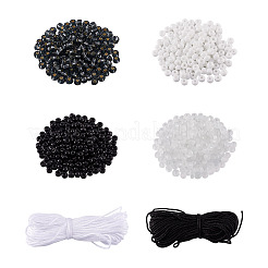 Kit fai da te per realizzare braccialetti con messaggi in codice morse&nbsp;DIY-CF0001-15