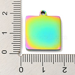 Pendentifs en acier inoxydable 304 avec placage ionique (IP)&nbsp;STAS-D025-03M-02