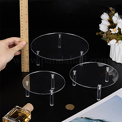 3 Stück runder Display-Riser-Halter aus Acryl in 3 Größen&nbsp;ODIS-WH0030-247