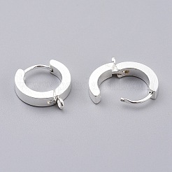 Orecchini a cerchio huggie in acciaio inossidabile 304&nbsp;STAS-I167-01A-S
