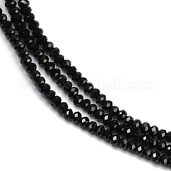 Natürlichen schwarzen Spinell Perlen Stränge&nbsp;G-P553-F08-01