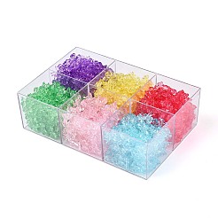 650-700g 6 Farben transparente Acrylperlen&nbsp;OACR-T029-84M