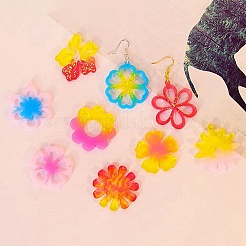 Stampi in silicone per ciondoli fai da te con fiori&nbsp;X1-DIY-G100-01A