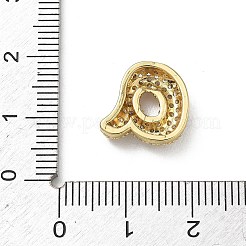 Messing micro pave klare zirkonia anhänger&nbsp;KK-A300-02G