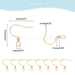 100 filo per orecchini in acciaio inossidabile 304&nbsp;STAS-UN0058-43