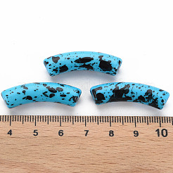 Perles acryliques opaques peintes par pulvérisation&nbsp;MACR-S372-002F-B07