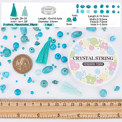 DIY-Set zur Herstellung von Steinarmbändern&nbsp;DIY-NB0009-30
