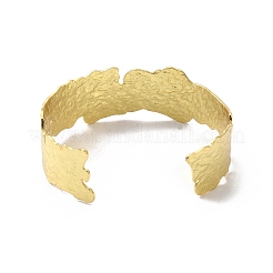 Manschettenarmbänder aus Messing mit Zahnstangenbeschichtung&nbsp;BJEW-A137-06G