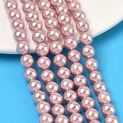 Hebras de perlas de concha electrochapadas&nbsp;BSHE-G041-6mm-05