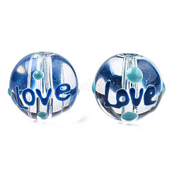 Perles en verre transparentes&nbsp;GLAA-TAC0010-20