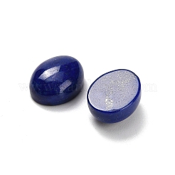 Gefärbte natürliche Lapislazuli-Cabochons&nbsp;G-K403-07-8x10mm