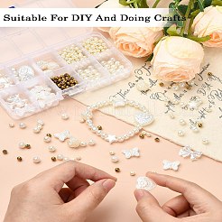 DIY-Set zur Herstellung eines Stretcharmbands aus Kunststoff mit Kunstperlen&nbsp;DIY-YW0009-04