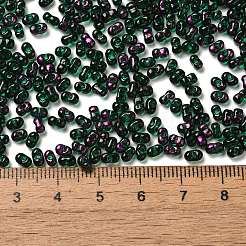 Spray bemalte Glasperlen&nbsp;SEED-F005-10A-03