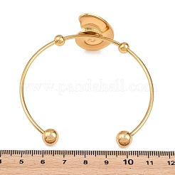 Bracelets manchettes en acier inoxydable 304 sur le thème de l'océan&nbsp;SA-Z002-02G-03
