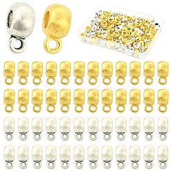 100 pièce de 2 couleurs de tubes de style tibétain&nbsp;TIBE-YW0001-90
