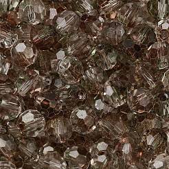 Perles rondes en verre de couleurs transparentes&nbsp;SEED-F006-04A-04