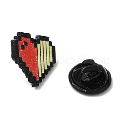 Zeld Pixel Herz Legierung Broschen&nbsp;LS-JEWB-I032-05EB-02