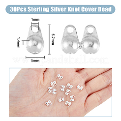 30 Stück 925 Perlenspitzen aus Sterlingsilber&nbsp;STER-DC0001-19