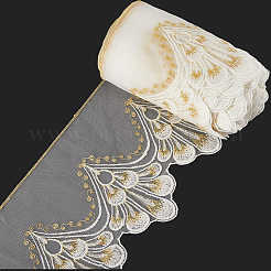 10 Yards Polyester Blumenstickerei Spitzenbesatz&nbsp;OCOR-GF0004-87