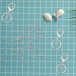 40 Stück geteilte Schlüsselringe aus Legierung&nbsp;DIY-DR0001-13