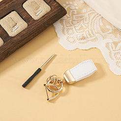Porte-clés en cuir pu&nbsp;KEYC-TADJ0009-03MG-05