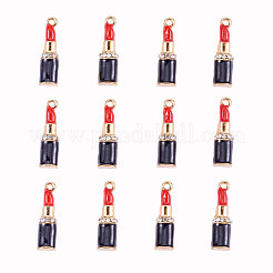 Pendentifs en émail d'alliage plaqué or léger&nbsp;PALLOY-CJ0001-04