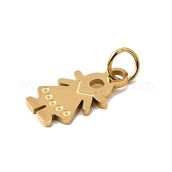 Mädchen 304 Edelstahl Anhänger&nbsp;STAS-M121-06G