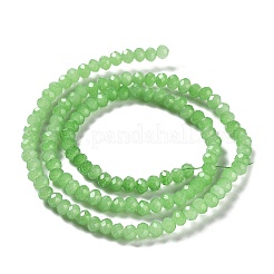 Hilos de cuentas de vidrio imitación jade con pintura para hornear&nbsp;DGLA-A034-J4MM-A9
