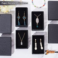 Textur papier halskette geschenkboxen&nbsp;LS-OBOX-NB0001-08B