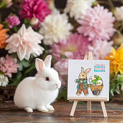Klarsichtstempel aus PVC-Kunststoff&nbsp;DIY-WH0618-0325
