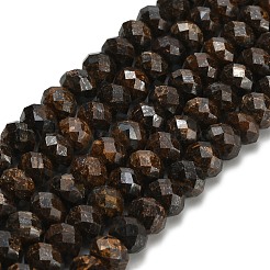 Natur Bronzit Perlen Stränge&nbsp;G-Z111-A25