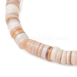 Bracelets en perles de coquillages d'eau douce naturelles avec tortues de mer et étoiles de mer&nbsp;BJEW-55.0-04