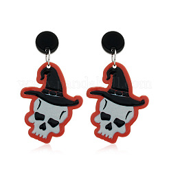 Acryl-Totenkopf-Ohrstecker&nbsp;WK7699