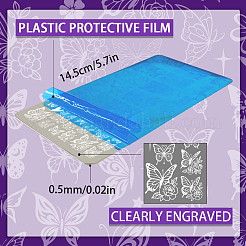 Plantillas de arte de uñas de acero inoxidable 304 para hacer tú mismo&nbsp;MRMJ-WH0117-005