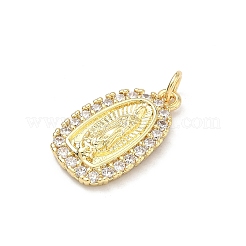 Ottone micro spianare pendenti zirconi&nbsp;KK-P345-59D-G