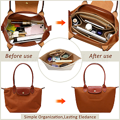 Inserto organizer per borsa in feltro&nbsp;AJEW-WH0880-56