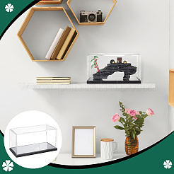 Aufbewahrungsbox aus organischem Kunststoff mit hoher Durchdringungsplatte und spätem PVC-Expansionsblatt am Boden&nbsp;AJEW-WH0650-43B