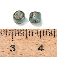 Picasso-GlasZylinderförmig-Saatperlen&nbsp;GLAA-C044-01D