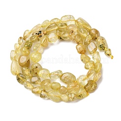 Natürlichen Gold Rutilquarz Perlen Stränge&nbsp;G-K395-A09-01