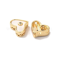 Mehrsträngige Glieder aus Messing mit klarem Zirkonia-Pavé&nbsp;KK-B098-04G-02