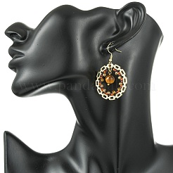 Boucles d'oreilles pendantes en perles de rocaille&nbsp;EJEW-MZ00744-01