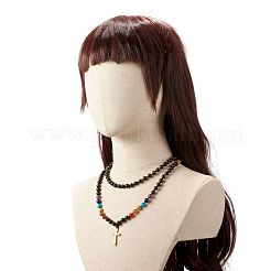 Collana pendente croce&nbsp;NJEW-JN03701