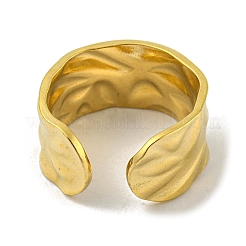 Bague de manchette ouverte en acier inoxydable 304&nbsp;RJEW-C067-19G