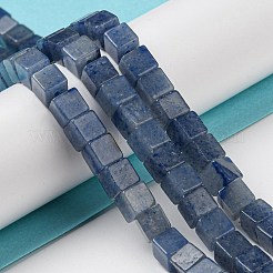 Fili di perline di avventurina blu naturale tinte e riscaldate&nbsp;G-Q1008-B15