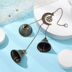 Pendentif cloche de fer décoration&nbsp;HJEW-JM02487