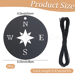 Kits para hacer colgantes de carillón de viento DIY&nbsp;DIY-CN0003-71