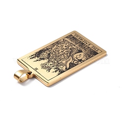 Pendentif en acier inoxydable 201&nbsp;LS-STAS-B033-01G-03
