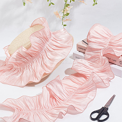 Ruban à volants en polyester&nbsp;DIY-WH0632-77A
