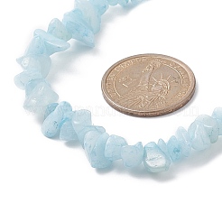 Colliers de perles teintées en jade blanc naturel&nbsp;NJEW-JN04275-07